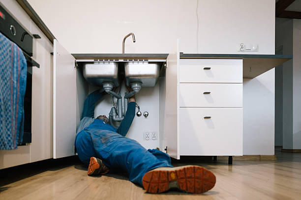 Professional Drain Cleaning technician working in Kimbolton, OH